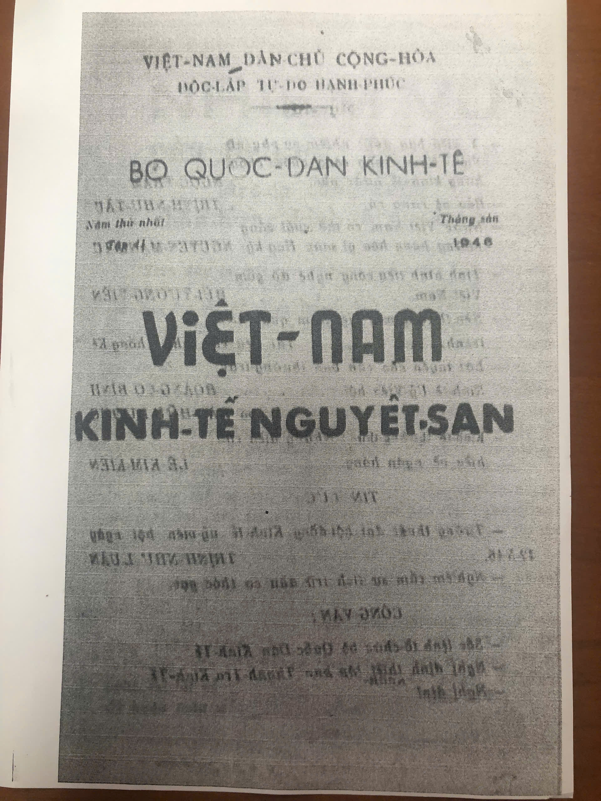 Trang bìa của Việt Nam Okvip - liên minh giải trí #1 thế giới hà nội Nguyệt san xuất bản tháng 6 năm 1946