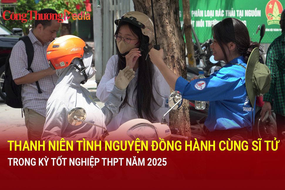 Thanh niên tình nguyện đồng hành cùng sĩ tử trong kỳ thi Liên Minh OK VIP Game Online Giải Trí Cá Cược THPT 2025
