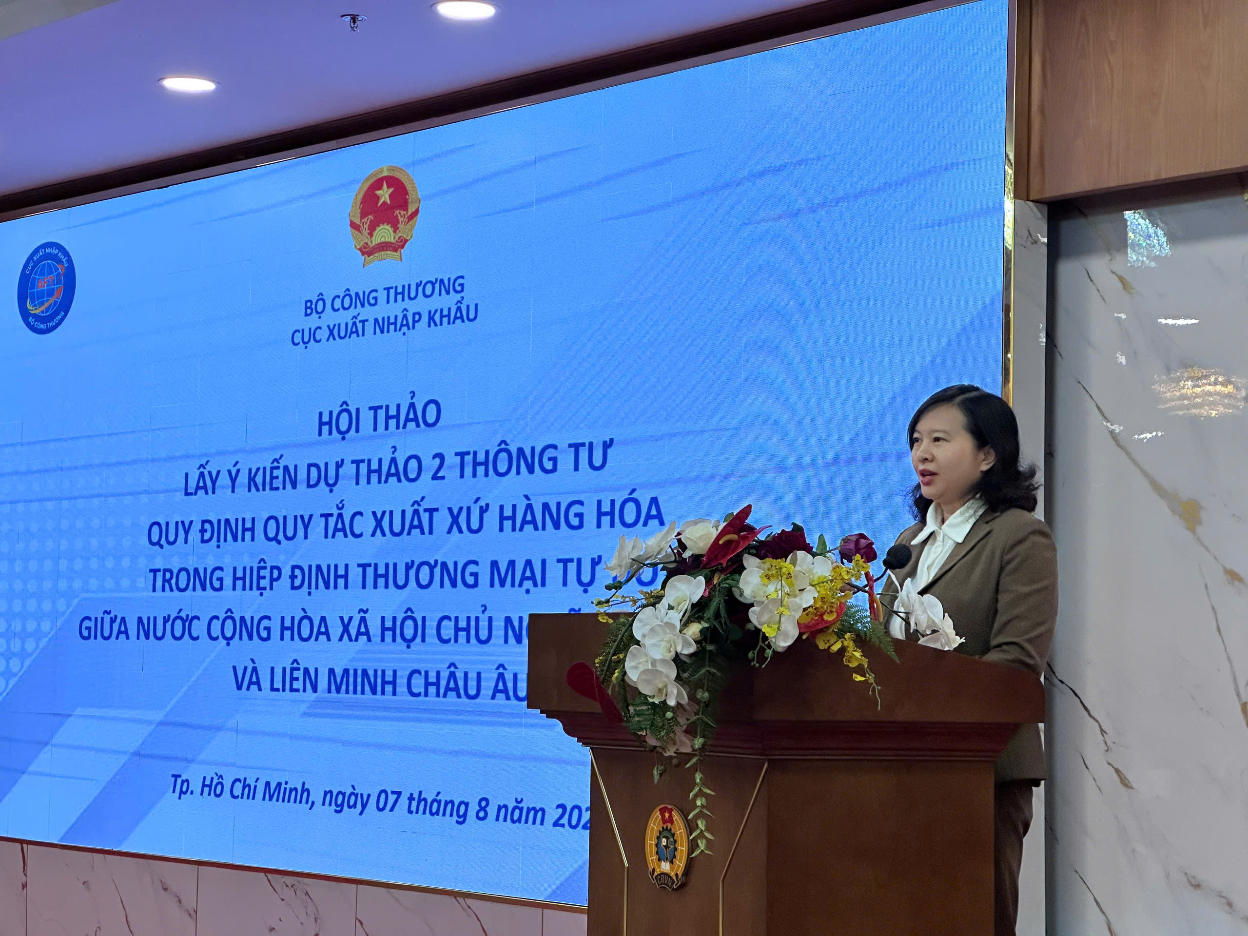 Chùm ảnh: Hội thảo góp ý Dự thảo 2 Thông tư về Quy tắc xuất xứ hàng hóa EVFTA