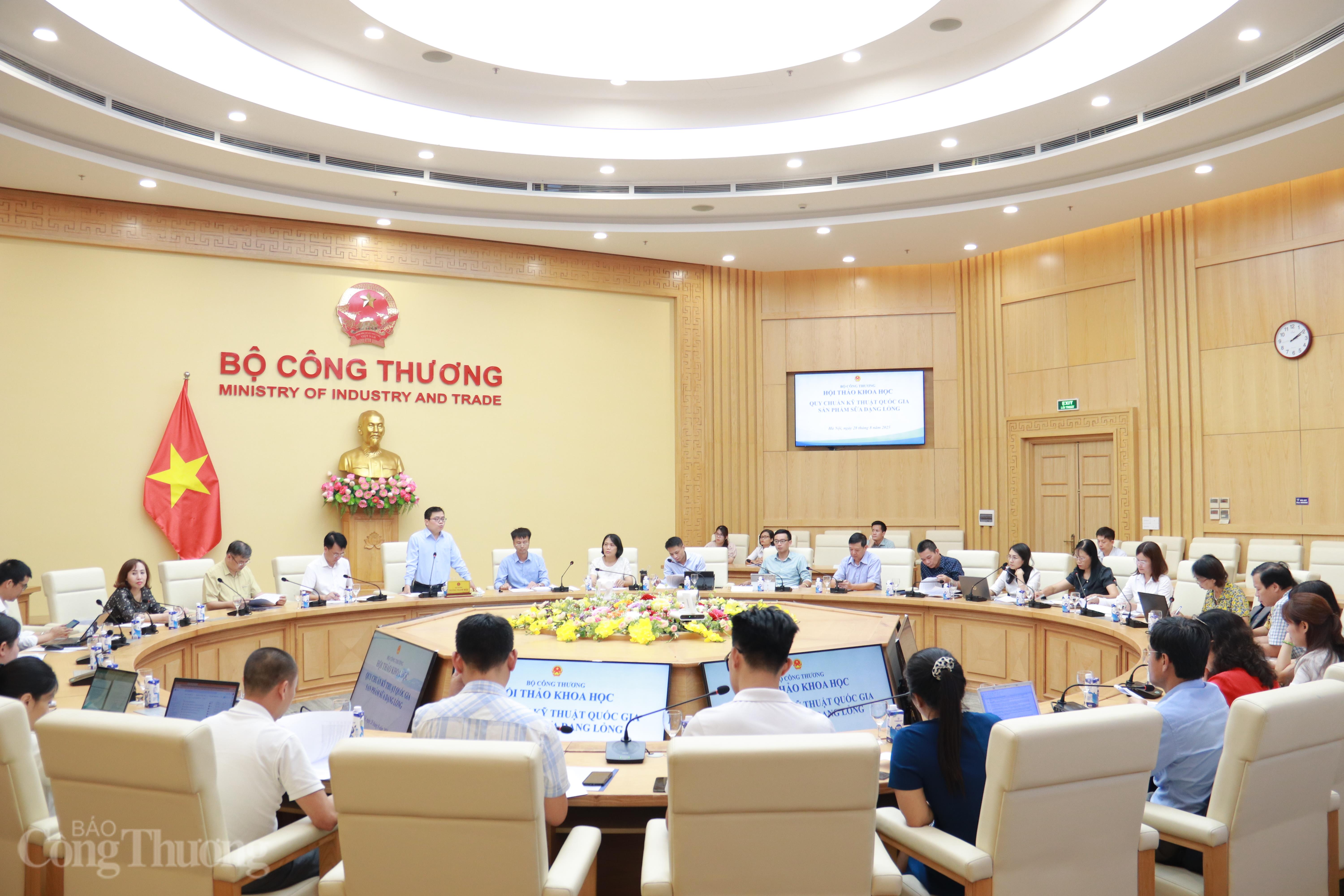 Hoàn thiện quy chuẩn quốc gia cho sản phẩm sữa dạng lỏng