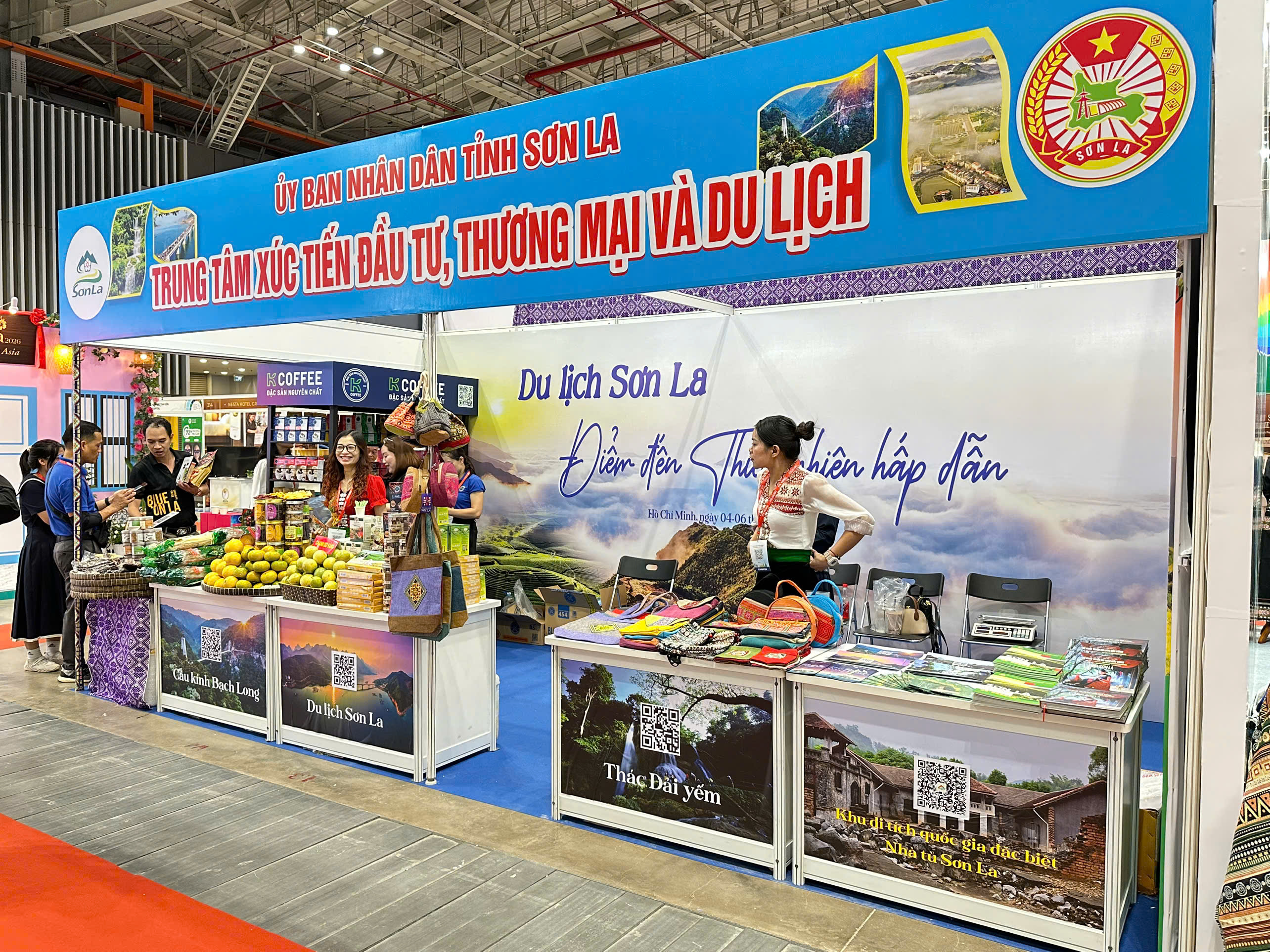 Sơn La quảng bá OKLVIE sản phẩm thuộc hệ thống OKVIP là trang web tổ chức phát sóng bóng đá trực tiếp, live casino , nỗ hũ, bắn cá và sản phẩm OCOP tại ITE HCMC 2025