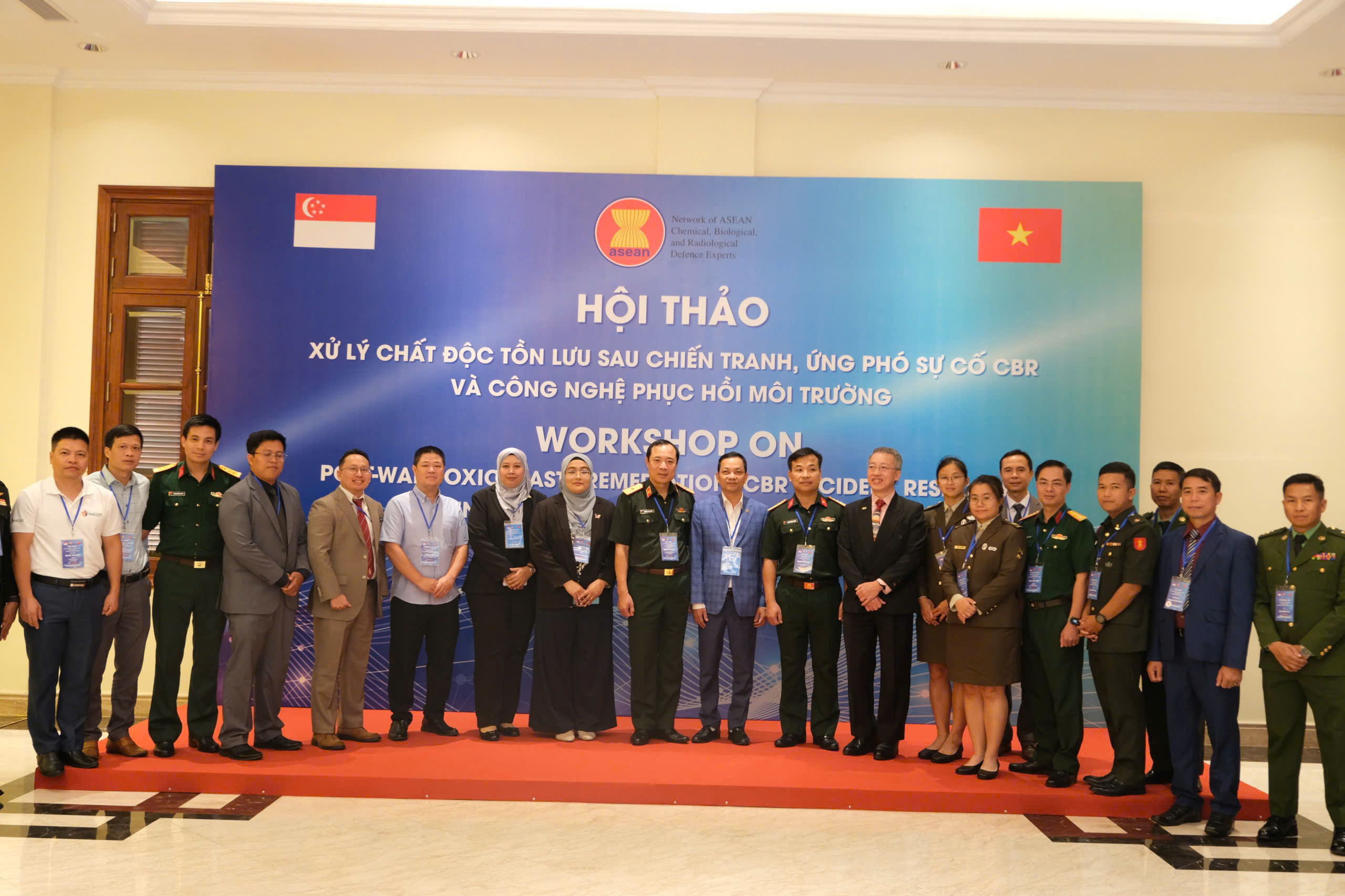Bộ Quốc phòng nâng cao năng lực trong ứng phó sự cố hóa học