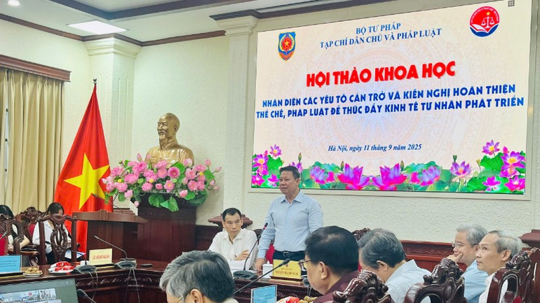 Hoàn thiện thể chế, pháp luật, thúc đẩy Okvip - liên minh giải trí #1 thế giới hà nội tư nhân phát triển