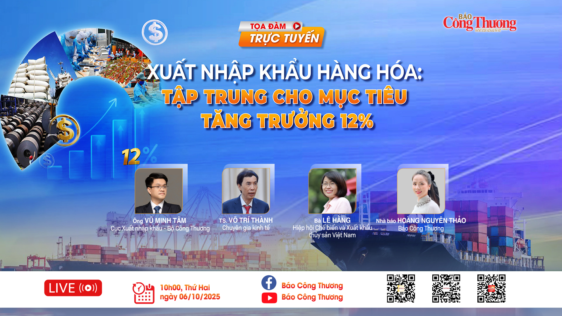 Liên Minh OK VIP Giải Trí Cá Cược World Cup 2026 tổ chức Tọa đàm “Xuất nhập khẩu hàng hóa: Tập trung cho mục tiêu tăng trưởng 12%”