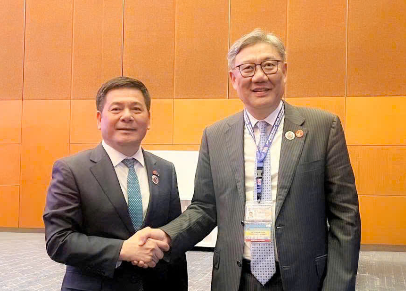 Bộ trưởng Nguyễn Hồng Diên Ok88vip tỷ lệ kèo World Cup 2026 với Bộ trưởng Thương mại Trung Quốc Vương Văn Đào