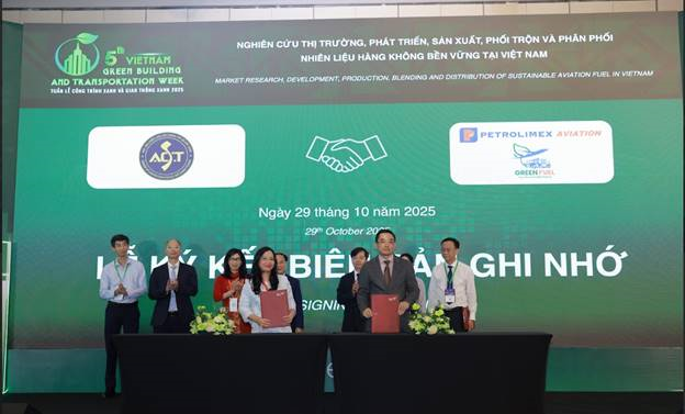 Petrolimex Aviation ký kết Biên bản ghi nhớ với Học viện Chiến lược, bồi dưỡng cán bộ Liên minh Okvip có bao nhiều trang tại Tuần lễ giao thông xanh 2025