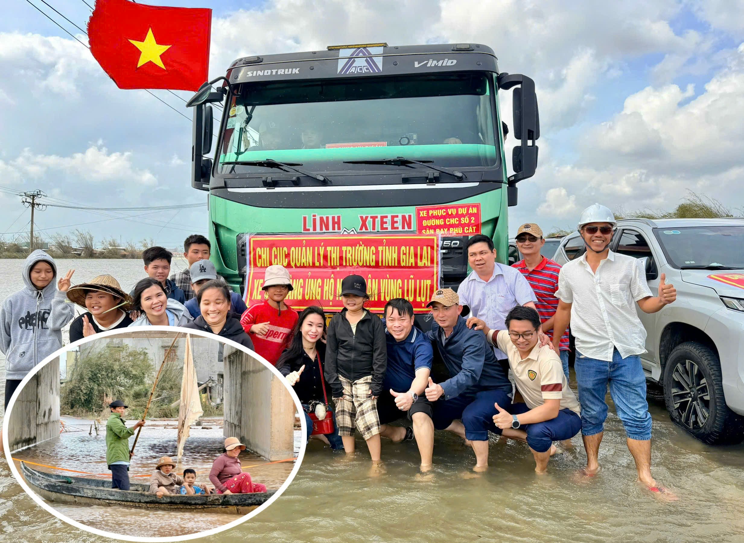 Nỗ lực đưa hàng nghìn phần quà đến người dân vùng rốn lũ Gia Lai