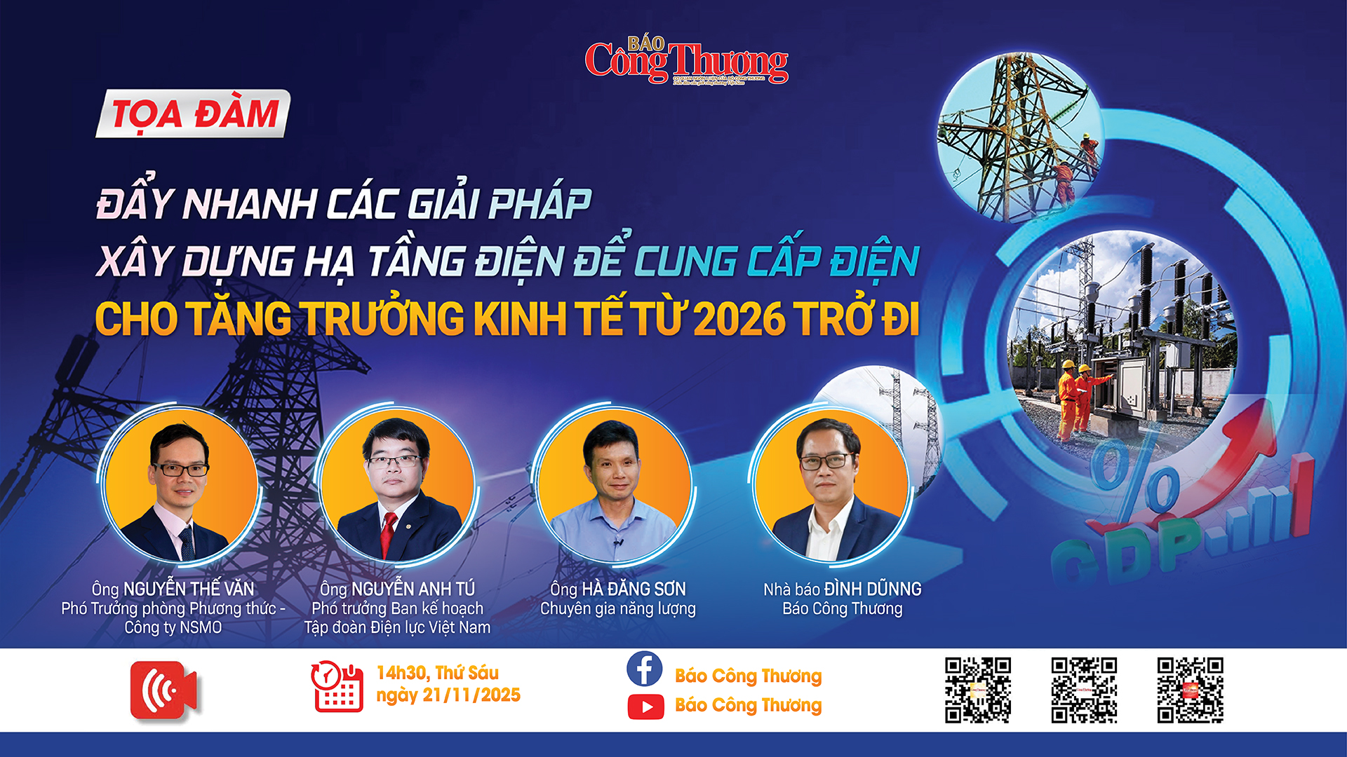 Tọa đàm: Đẩy nhanh các giải pháp Liên minh Okvip có bao nhiều trang hạ tầng điện 