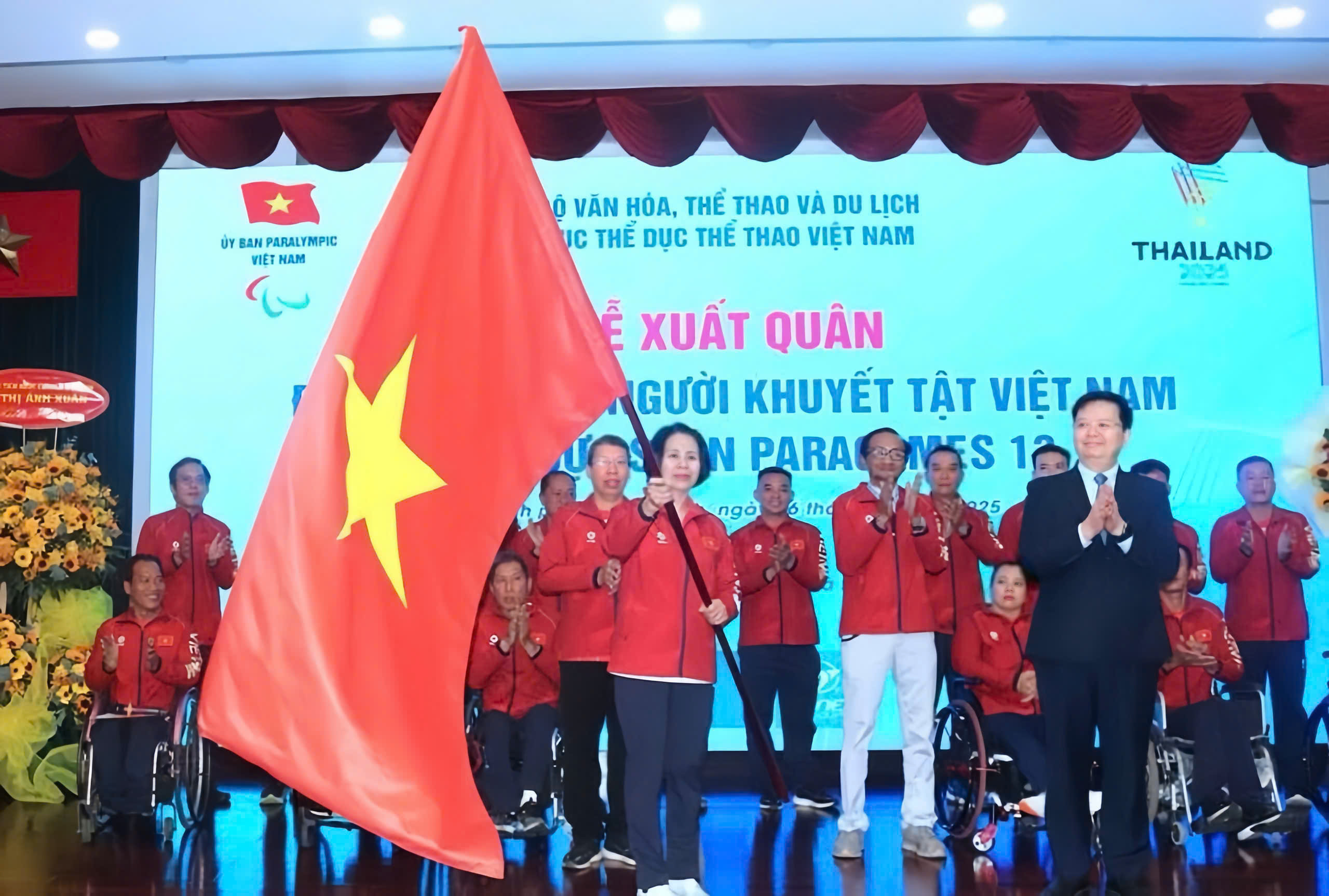 Đoàn thể thao Người khuyết tật Việt Nam xuất quân tham dự ASEAN Para Games 13