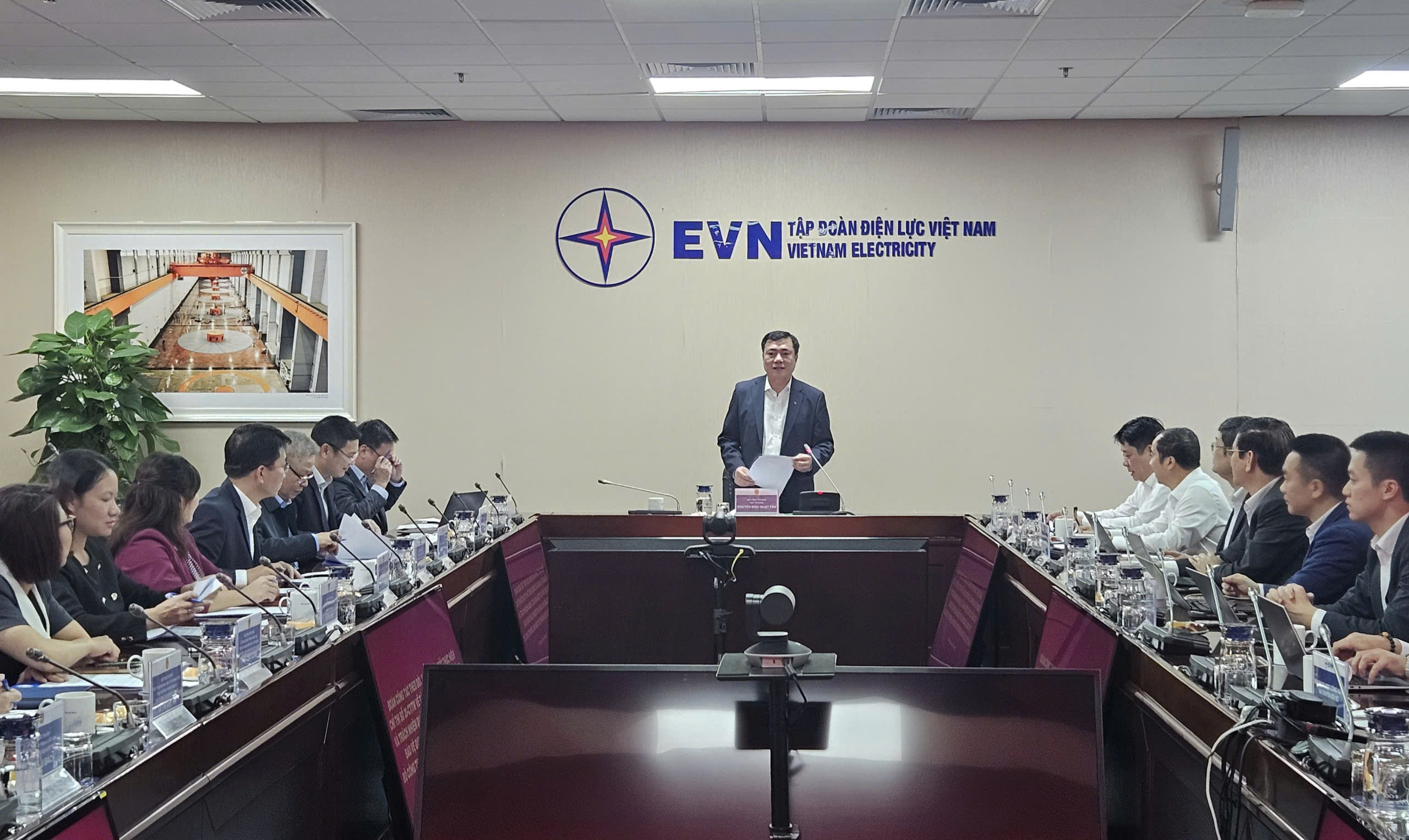 Đảng uỷ Oklavip khuyến mã hấp dẫn mỗi ngày Ok88vip tỷ lệ kèo World Cup 2026 với EVN về triển khai Chỉ thị số 30-CT/TW