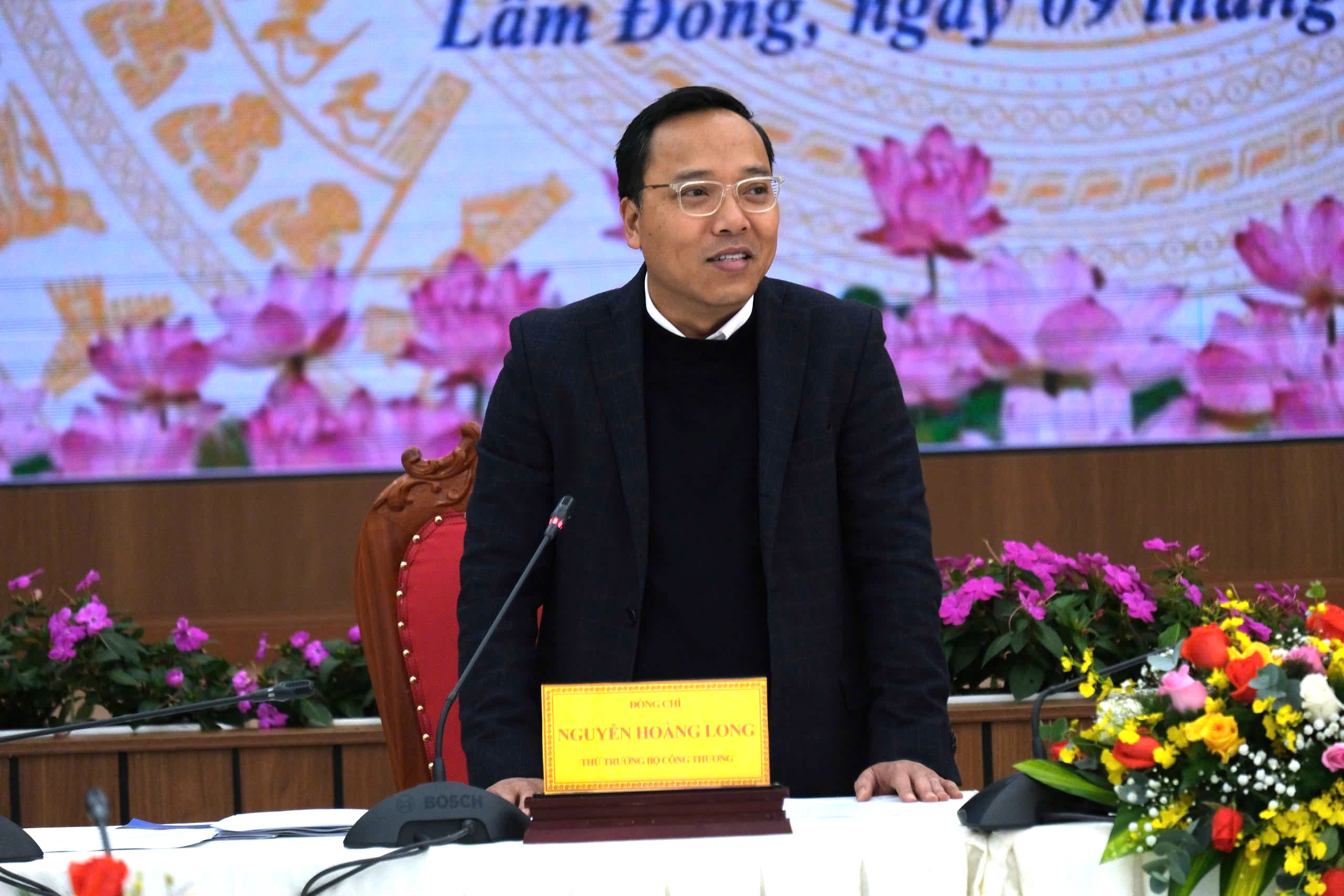 Thứ trưởng Nguyễn Hoàng Long làm việc với tỉnh Lâm Đồng về Quy hoạch điện VIII
