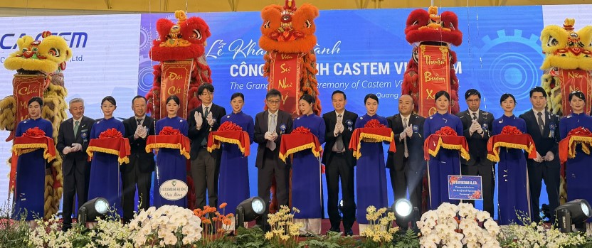 Quảng Ninh: Khánh thành Nhà máy cơ khí chính xác Castem Việt Nam