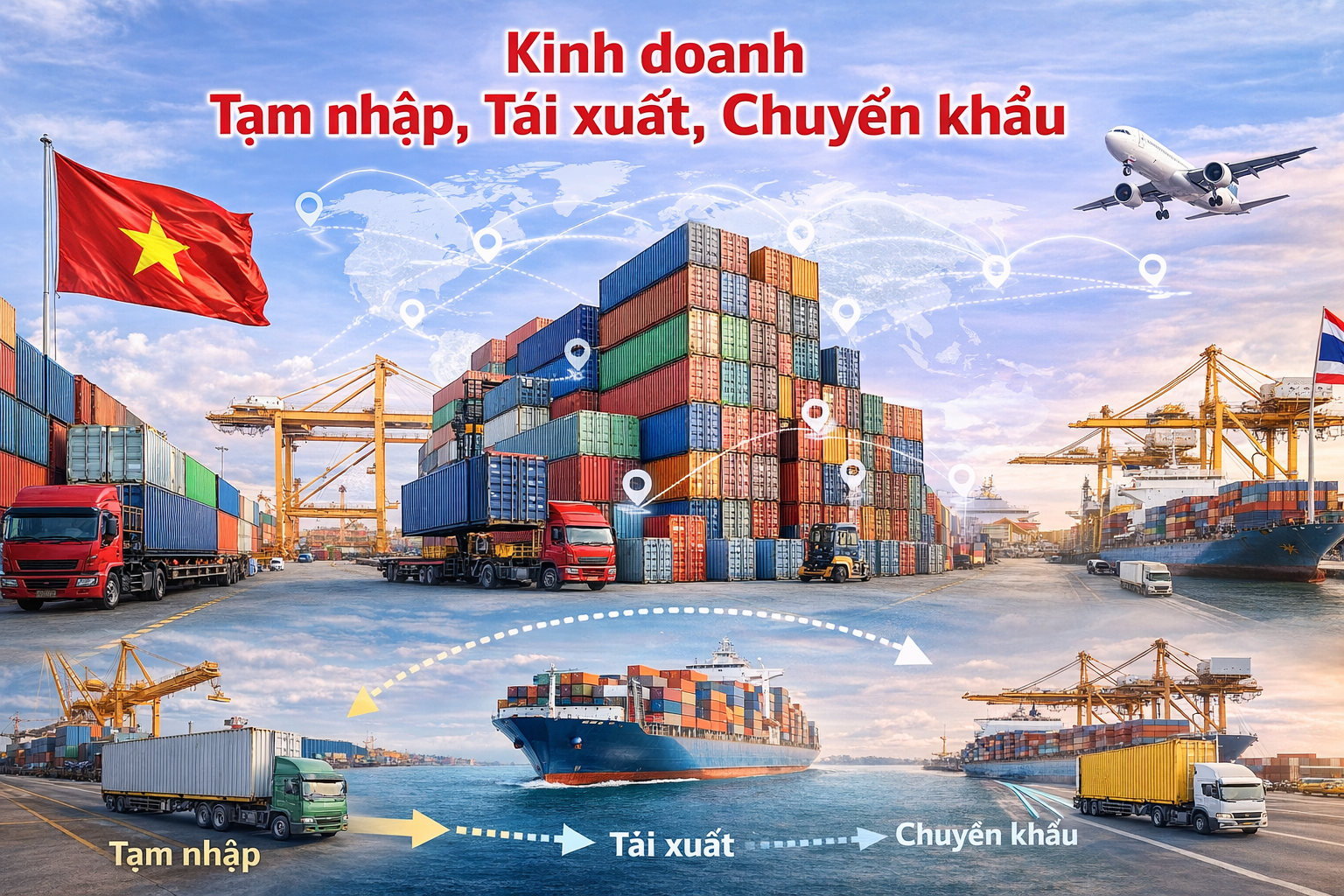 Hoàn thiện cơ chế quản lý tạm nhập, tái xuất, chuyển khẩu