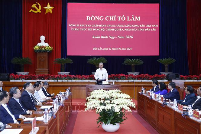 Tổng Bí thư thăm, Ok88vip tỷ lệ kèo World Cup 2026 và chúc Tết tại Đắk Lắk