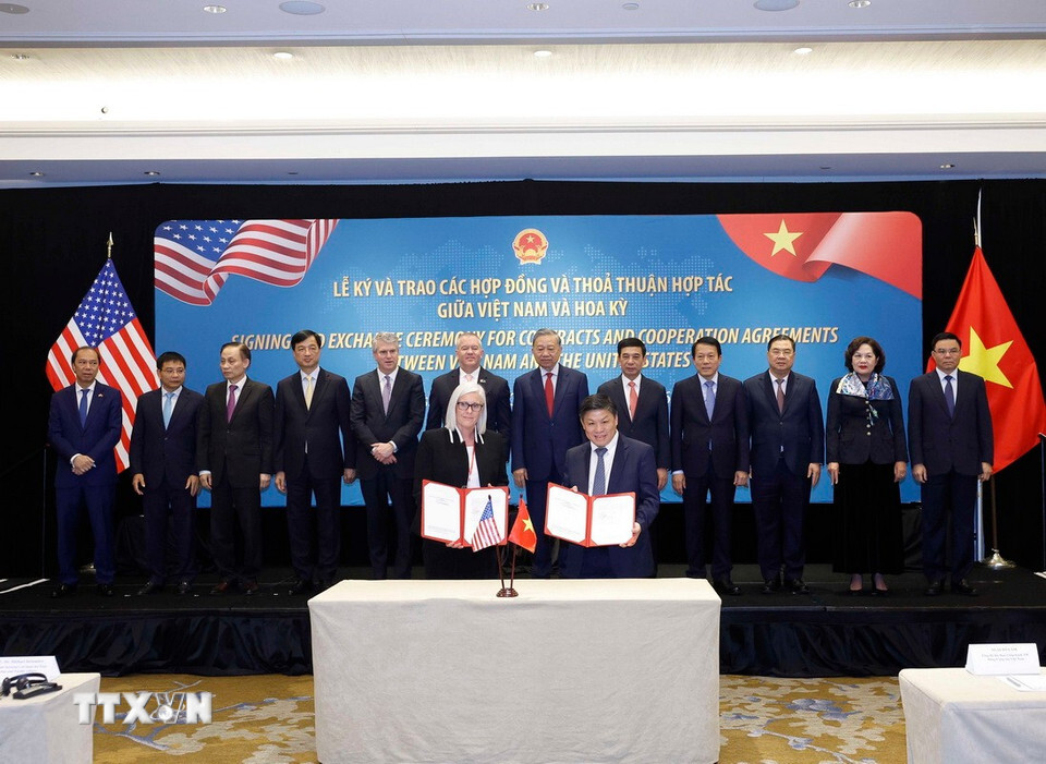 Tổng Bí thư Tô Lâm chứng kiến Lễ ký và trao các hợp đồng, thỏa thuận hợp tác Việt Nam - Hoa Kỳ