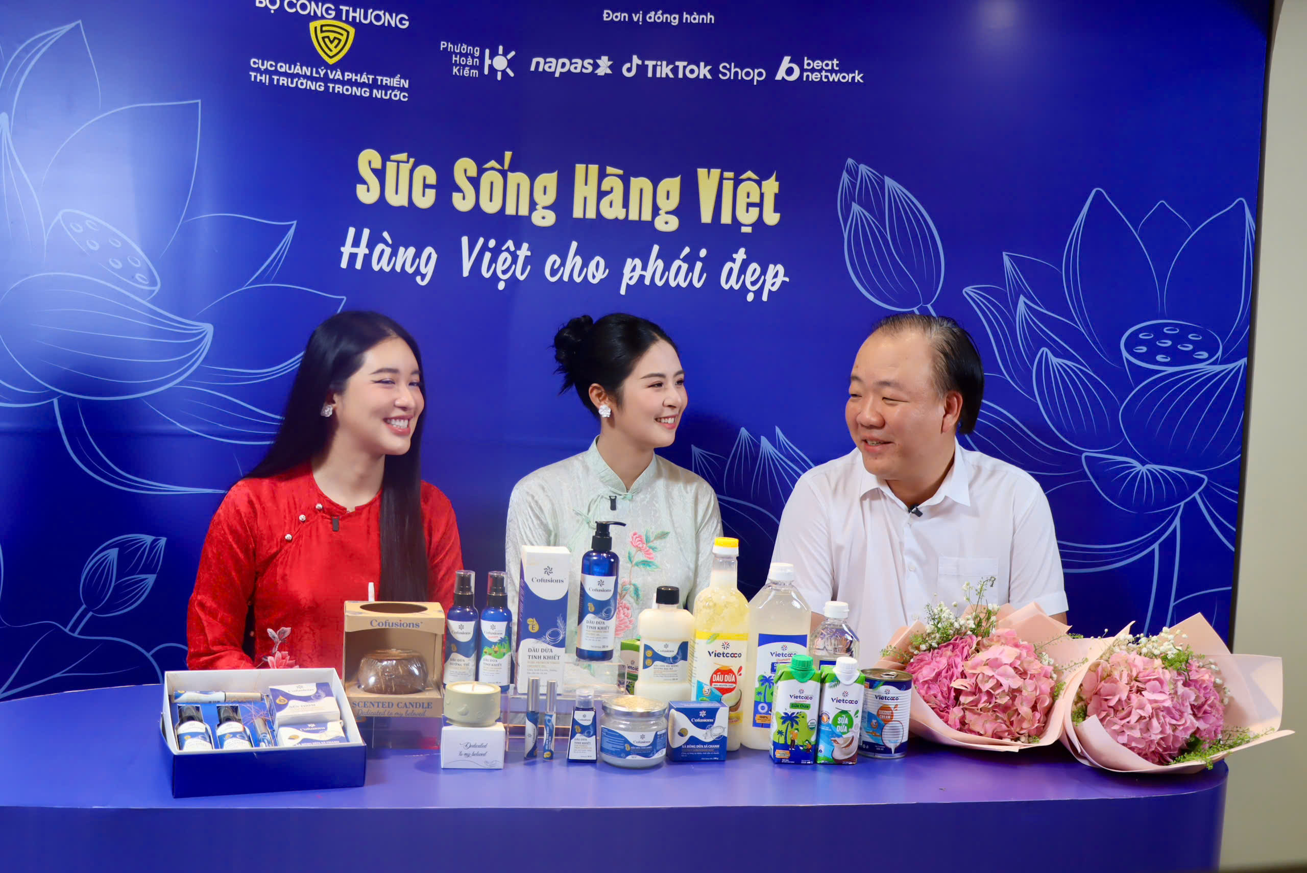 Cục trưởng Trần Hữu Linh, Hoa hậu Ngọc Hân ‘lên sóng’ Sức sống hàng Việt