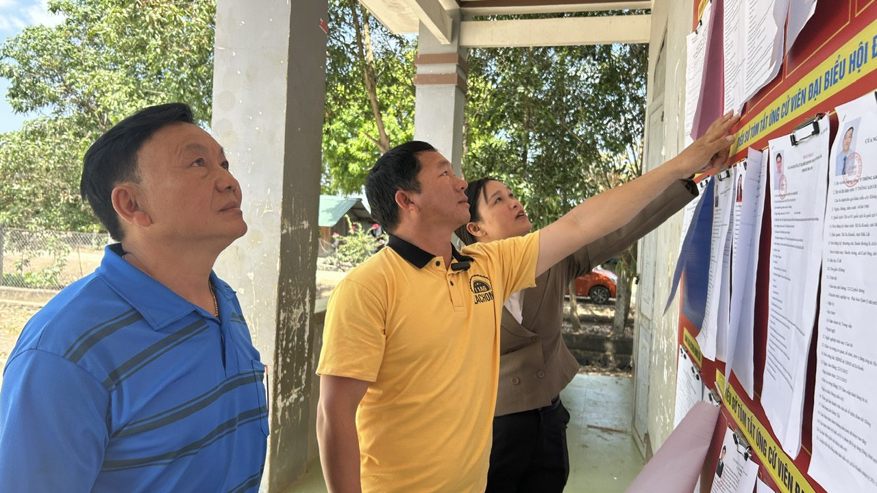 Đắk Lắk: Cử tri xã Ea Kiết háo hức trước ngày bầu cử