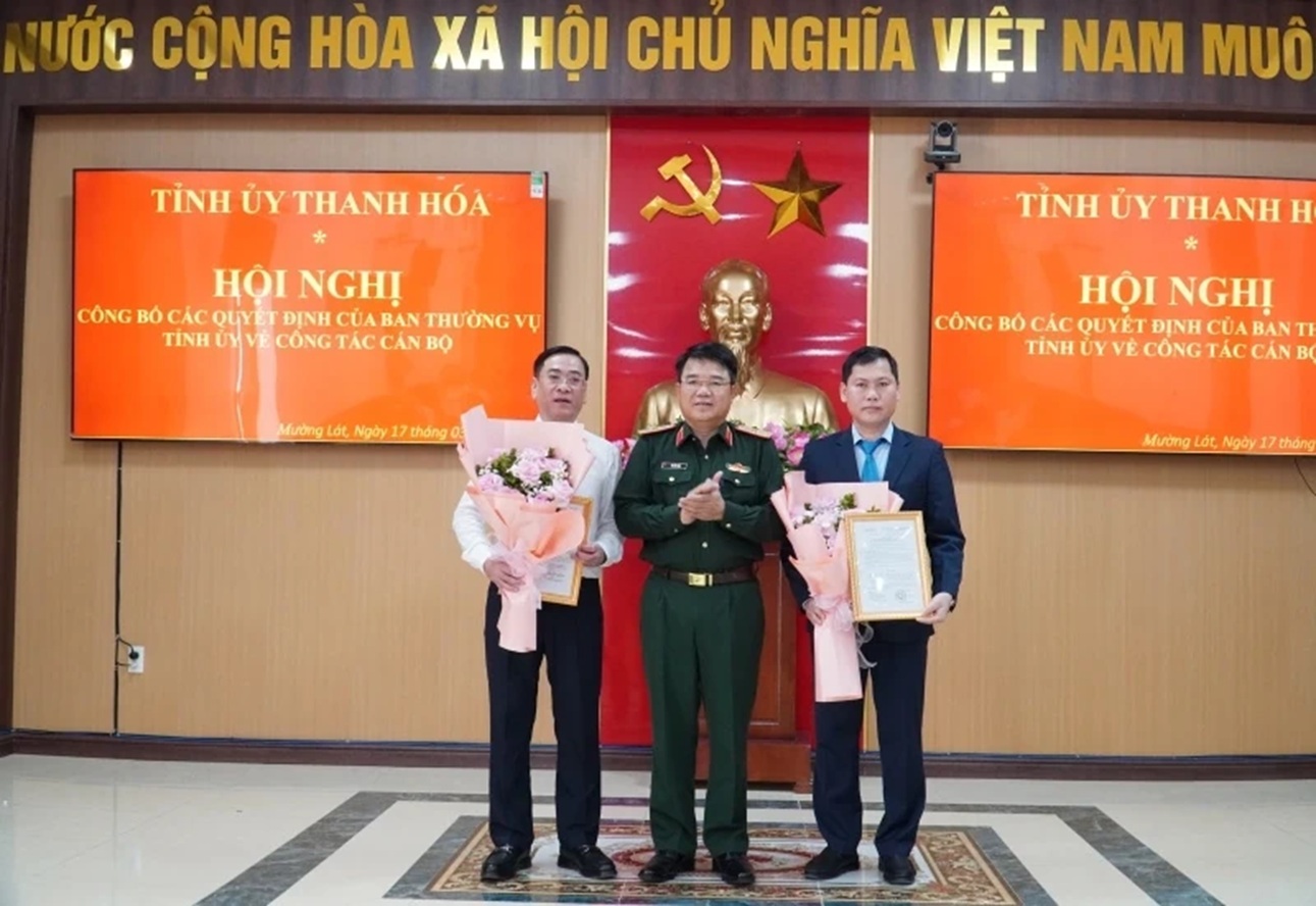 Thanh Hóa công bố quyết định điều động, bổ nhiệm nhiều cán bộ chủ chốt