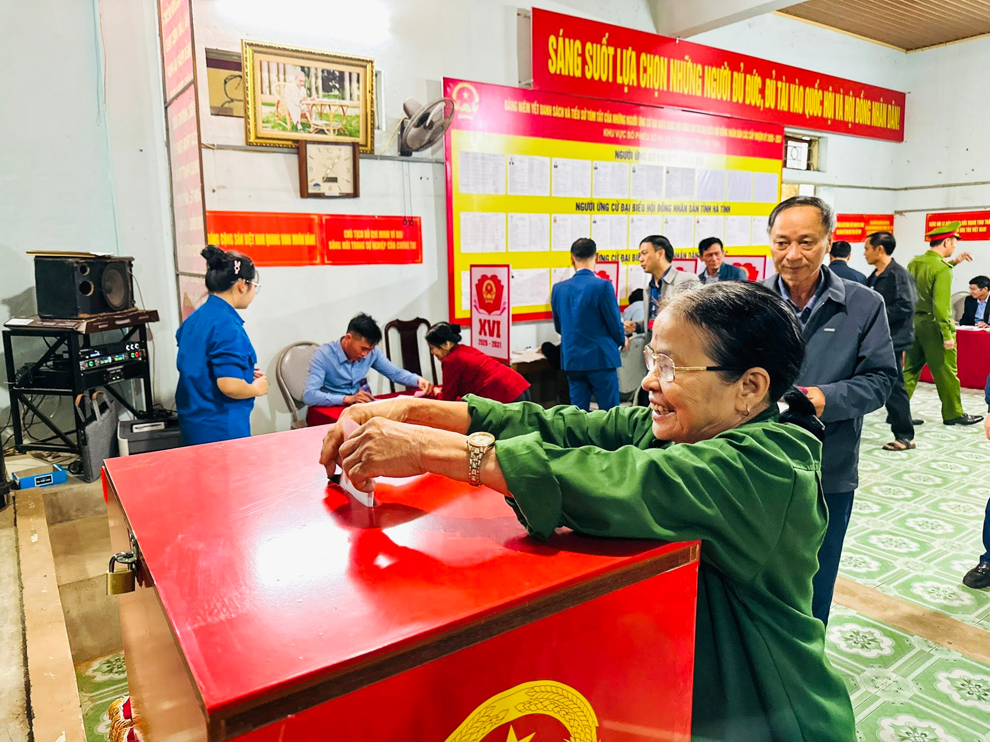 58 người trúng cử đại biểu HĐND tỉnh Hà Tĩnh