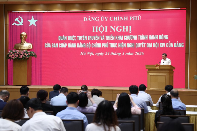 Đảng ủy Chính phủ hiện thực hóa các mục tiêu của Đại hội XIV