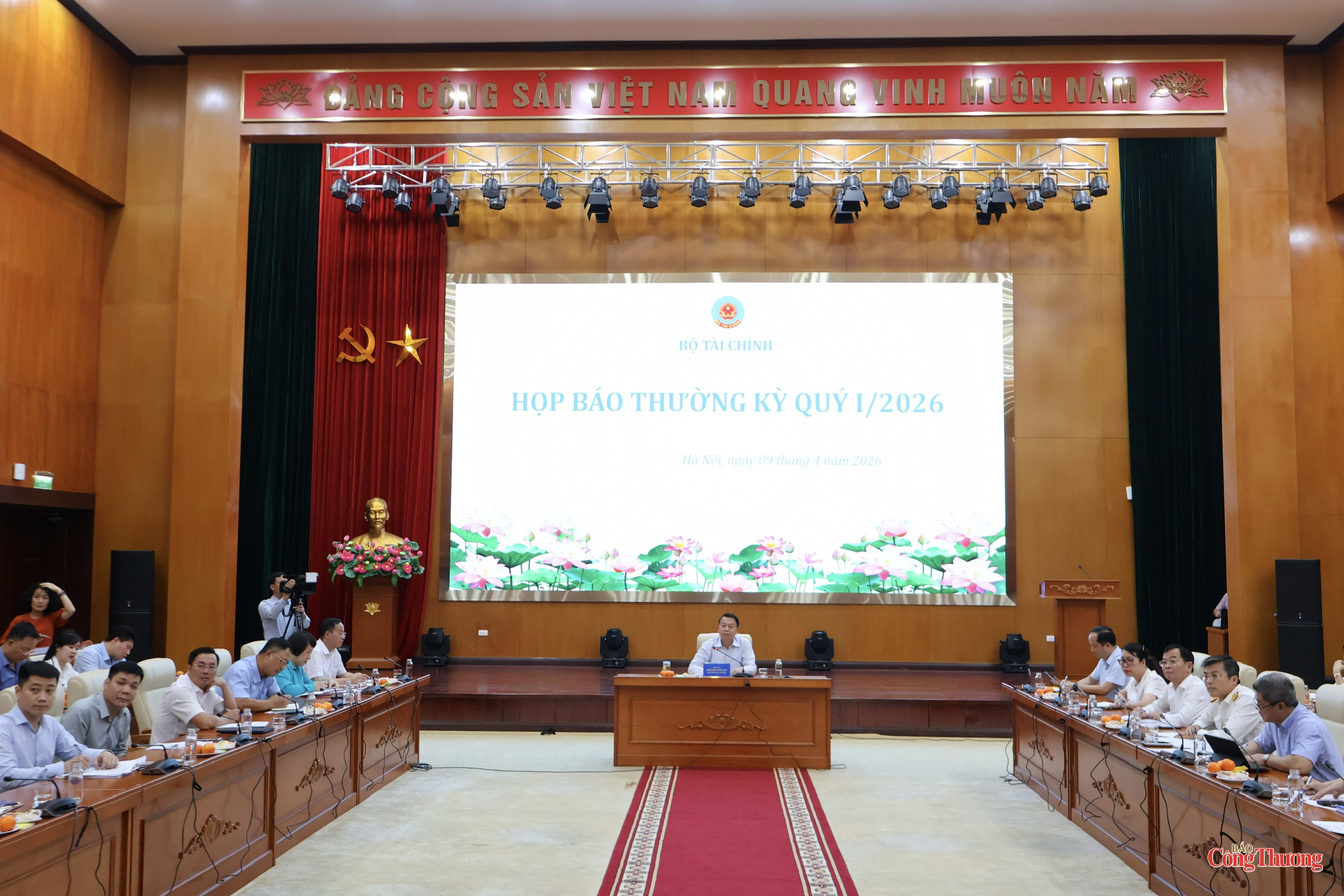 Bộ Tài chính tổ chức họp báo thường kỳ quý I/2026