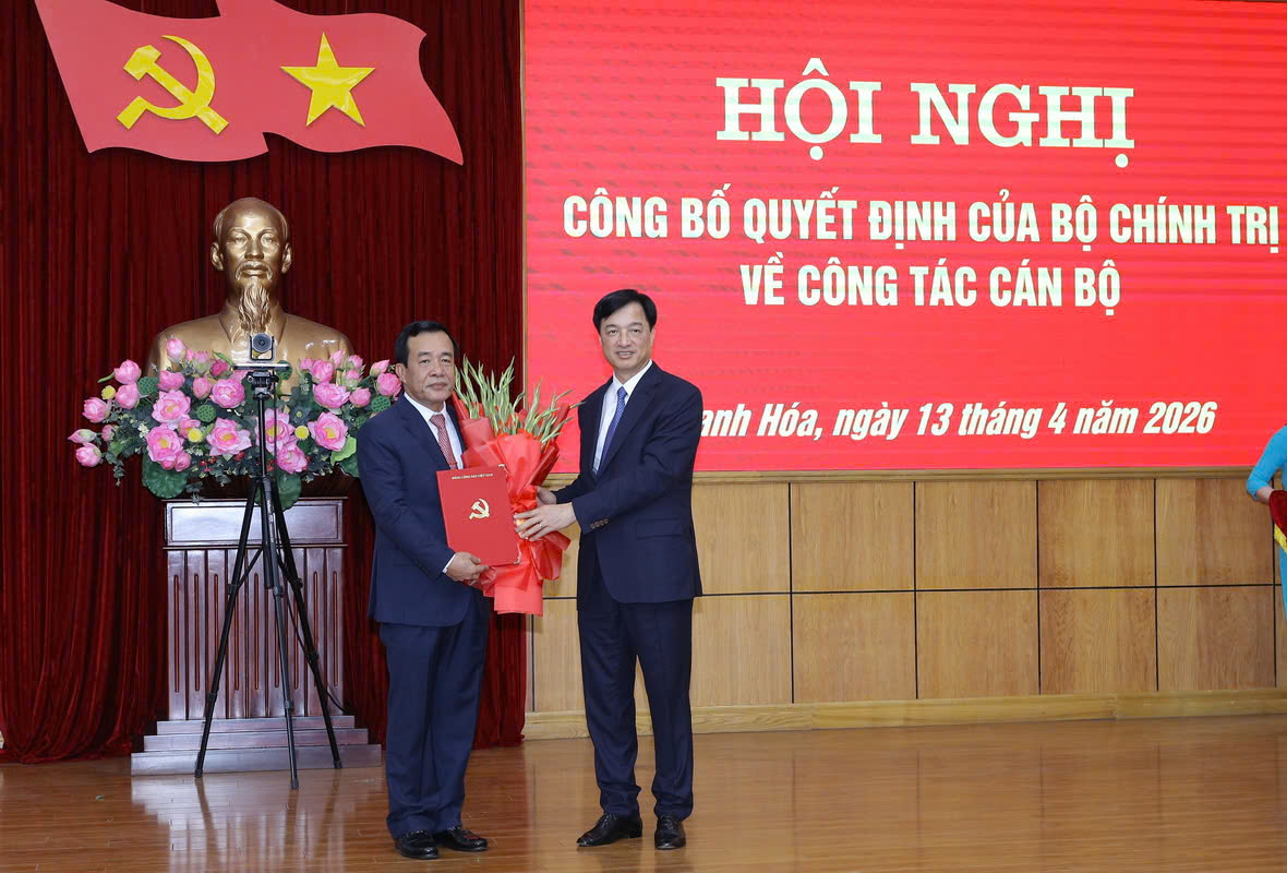 Thượng tướng Lê Đức Thái được chỉ định giữ chức Bí thư Tỉnh ủy Thanh Hoá