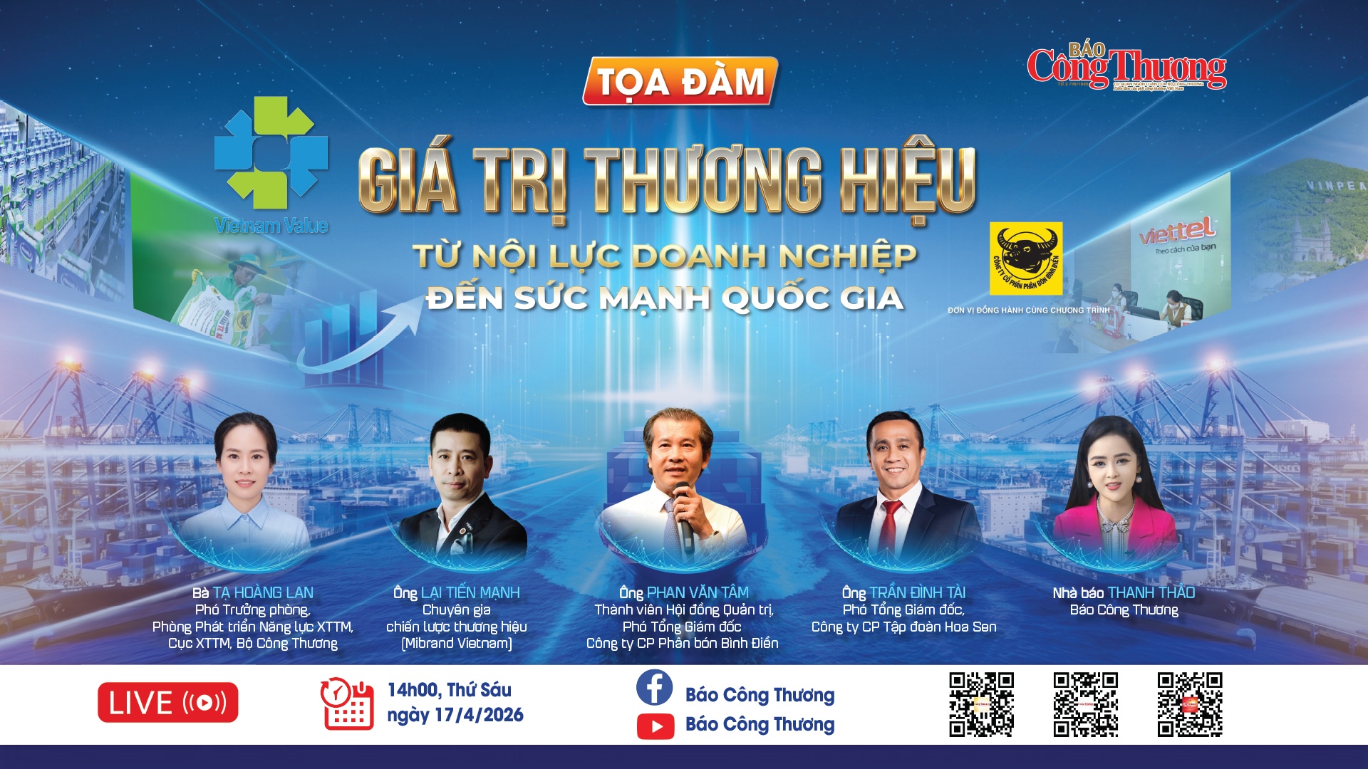 [TRỰC TIẾP TỌA ĐÀM ] Giá trị thương hiệu: Từ nội lực Okvip tại về đến sức mạnh quốc gia