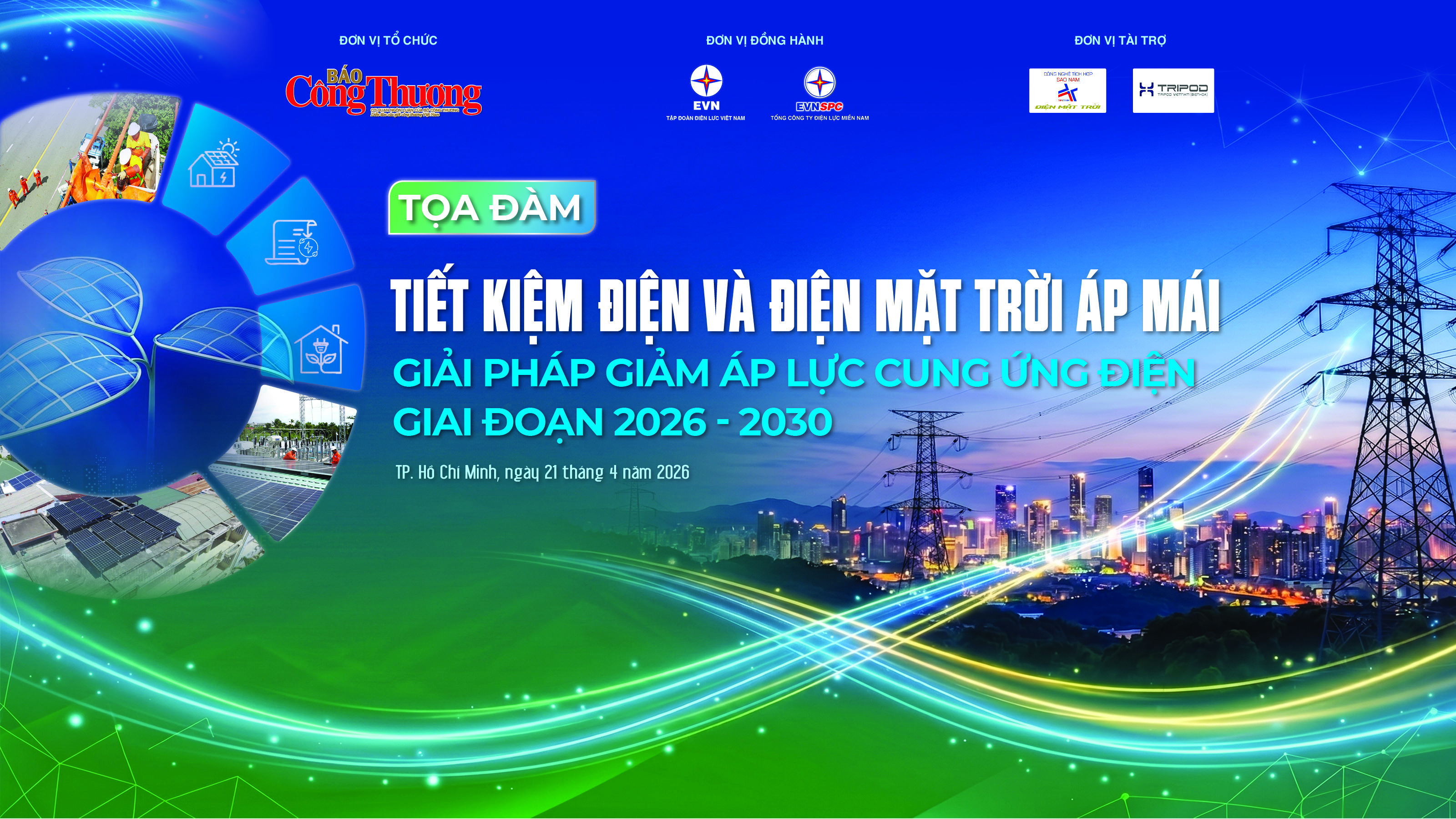 Sáng 21/4, Liên Minh OK VIP Giải Trí Cá Cược World Cup 2026 tổ chức tọa đàm tiết kiệm điện và điện mặt trời áp mái