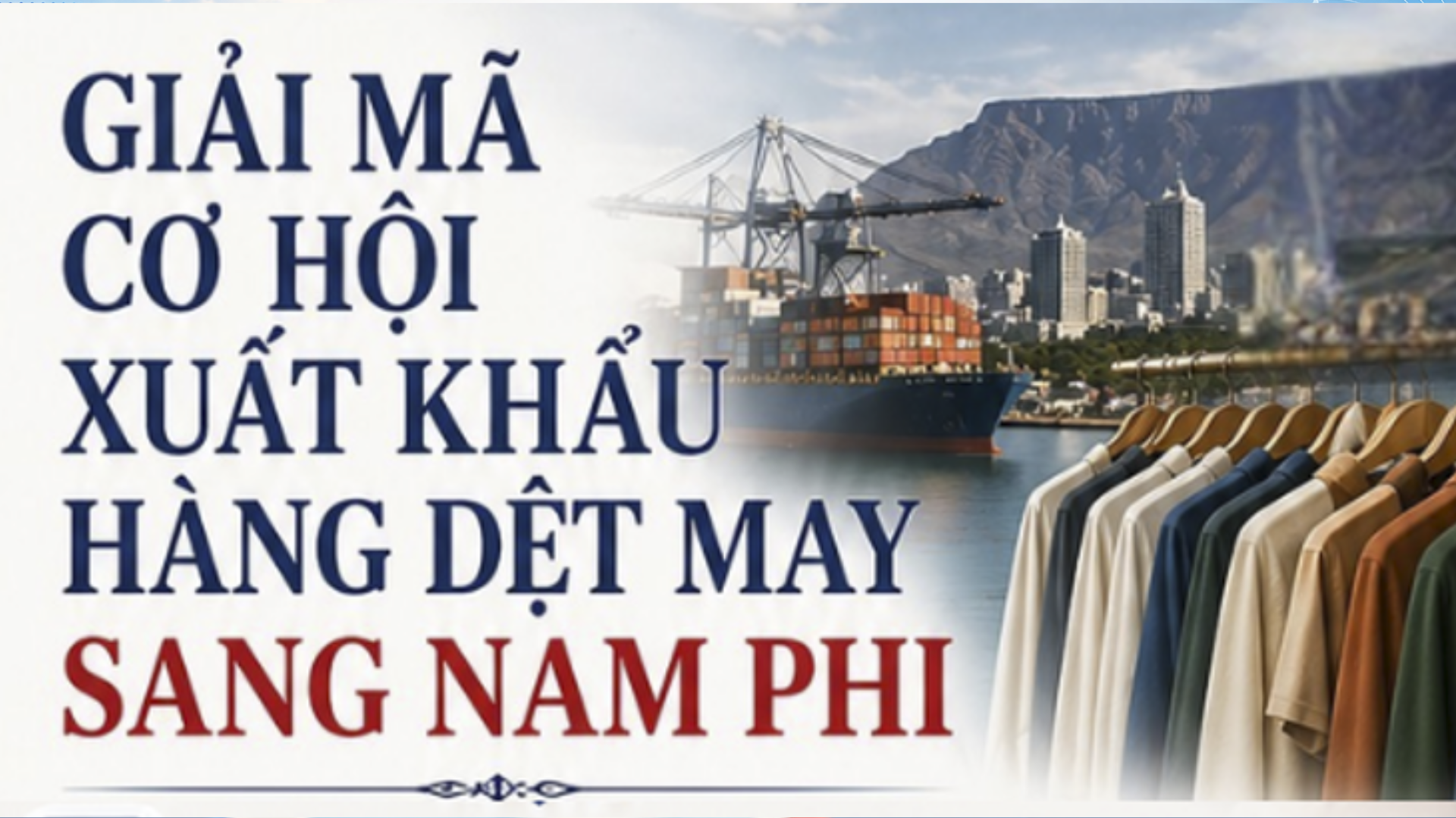 Infographic | Giải mã cơ hội Liên Minh Truyền Thông Và Game Giải Trí Top 1 hàng dệt may sang Nam Phi