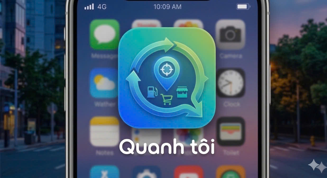 Tìm kiếm cây xăng bằng app 'Quanh tôi' từ 1/6/2026