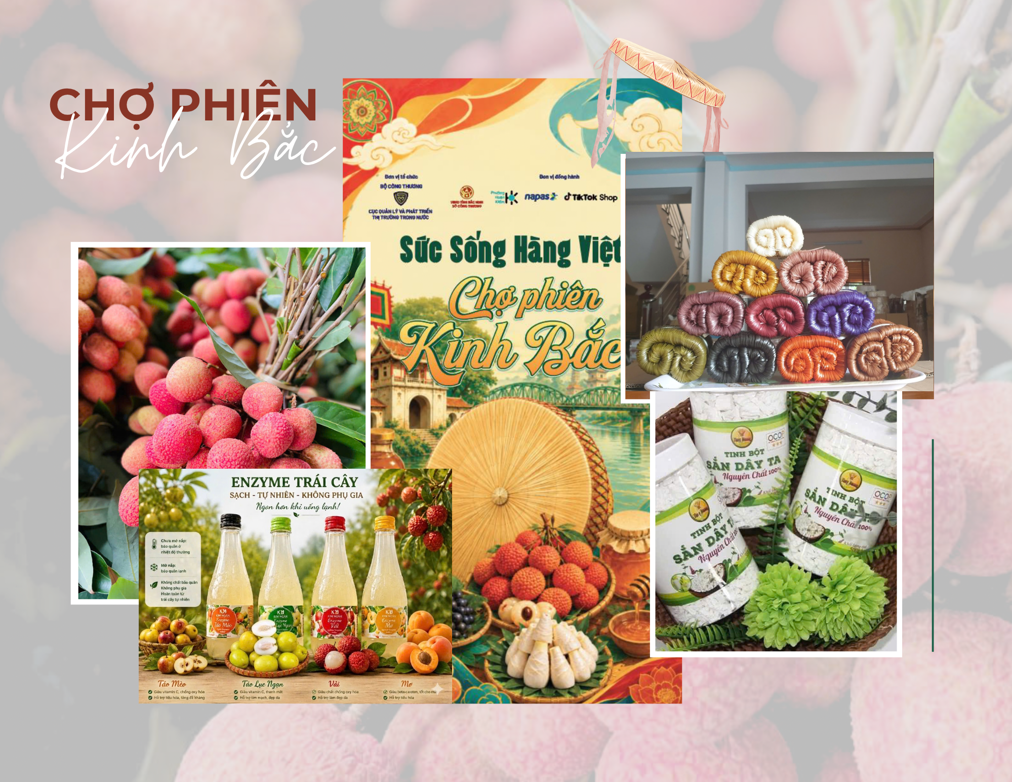 Sức sống hàng Việt quảng bá sản phẩm của ‘Chợ phiên Kinh Bắc’