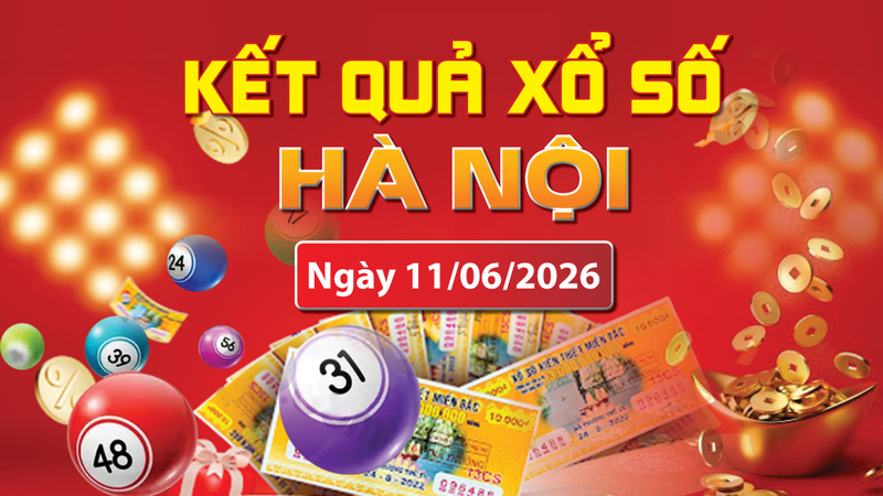 XSHN 18/6, trực tiếp kết quả xổ số Hà Nội hôm nay 18/6/2026