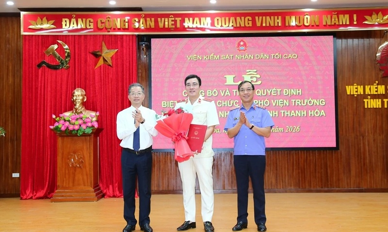Ông Lê Đức Sơn giữ chức Phó Viện trưởng VKSND tỉnh Thanh Hóa