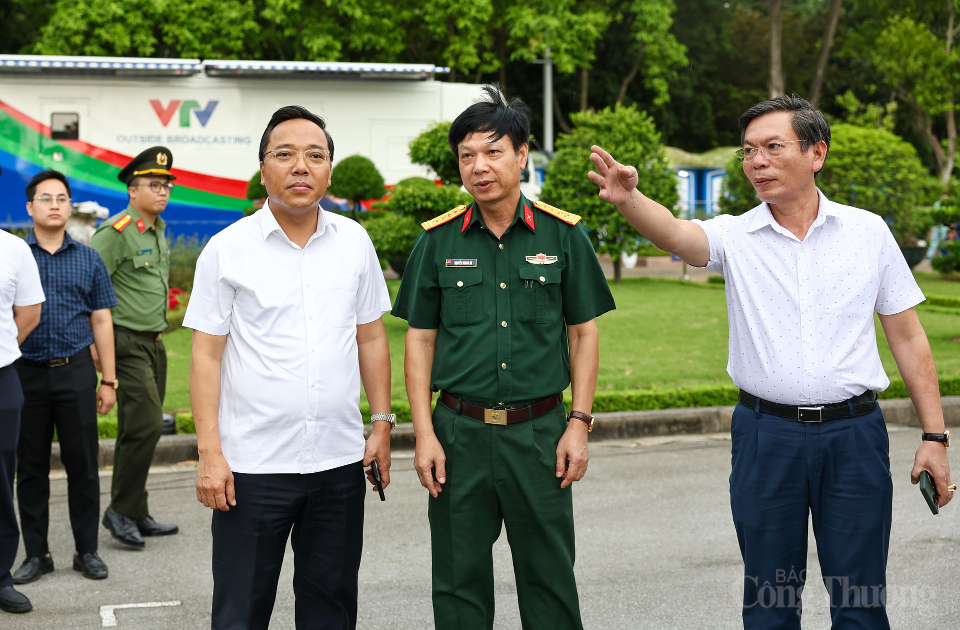 Tổng giám đốc EVNHANOI Nguyễn Anh Tuấn báo cáo về công tác cung ứng điện trước thềm đại lễ Quốc Khánh 2/9.