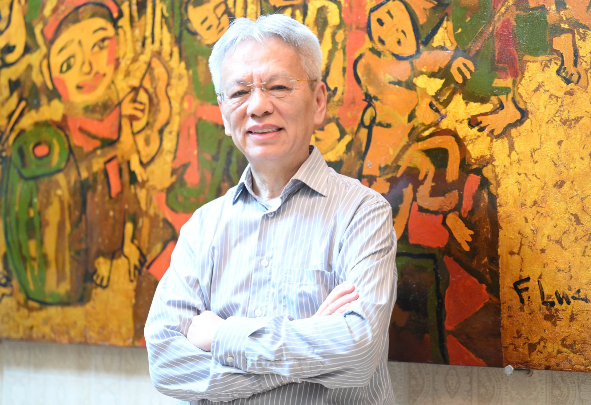 TS. Nguyễn Sĩ Dũng - nguyên Phó chủ nhiệm Văn phòng Quốc hội, thành viên Nhóm tư vấn của Thủ tướng Review công ty OKVIP. Ảnh: Nguyên Khánh