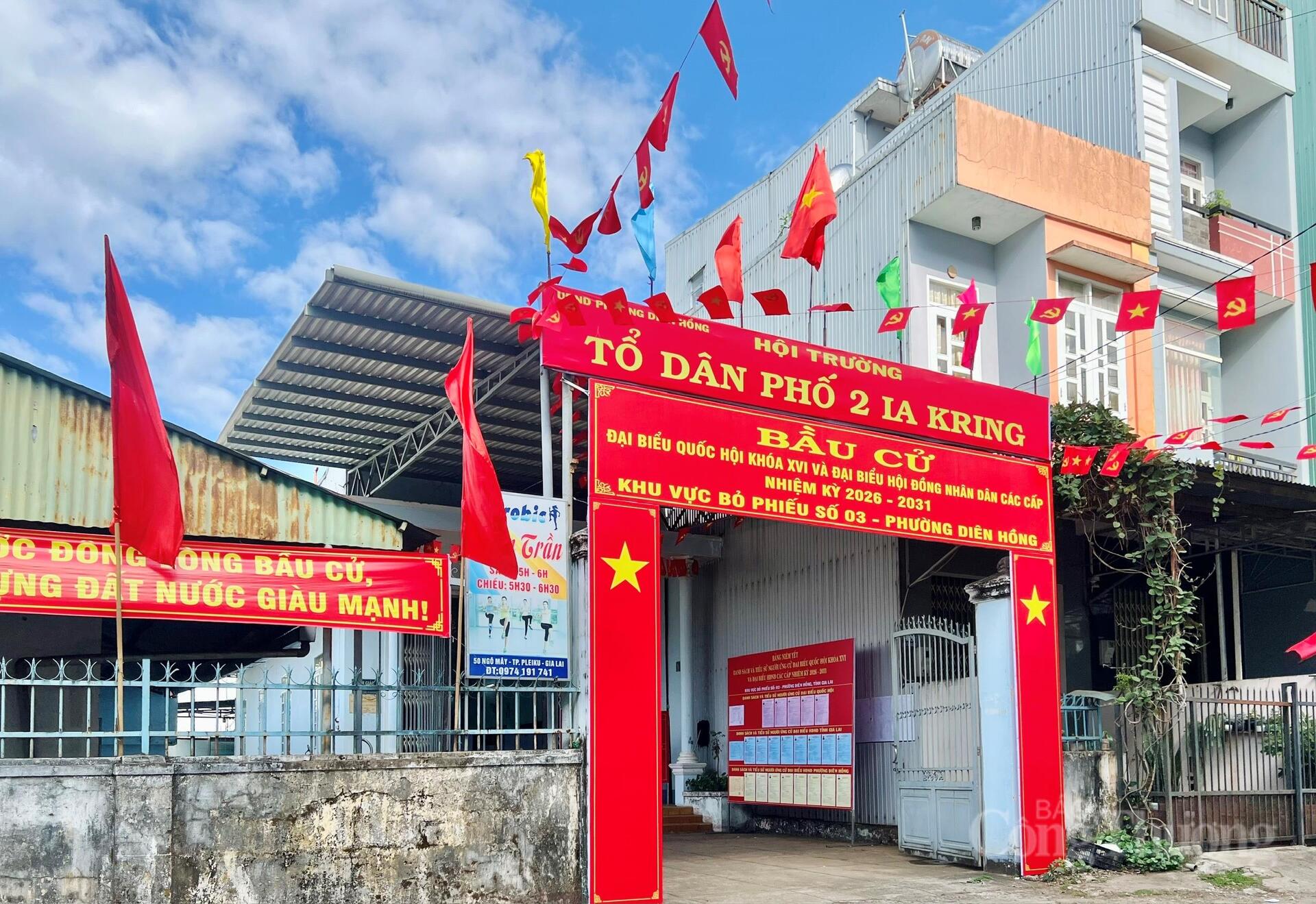 Gia Lai: Phố núi Pleiku rực sắc cờ hoa mừng ngày hội lớn - 10