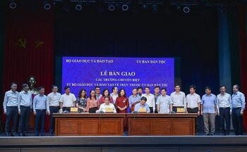 Ủy ban Dân tộc nhận bàn giao 5 trường chuyên biệt từ Bộ Giáo dục và Đào tạo