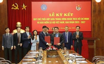 Bảo hiểm Xã hội Việt Nam và Trung ương Đoàn: Ký kết Quy chế phối hợp giai đoạn 2023 - 2027
