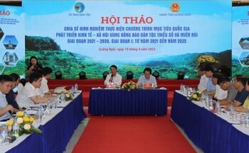 Chia sẻ kinh nghiệm phát triển kinh tế xã hội vùng đồng bào dân tộc thiểu số và miền núi