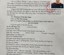 Truy tìm nghi can giết người tại Nghệ An