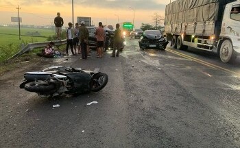 Phú Yên: Xe đầu kéo gây tai nạn liên hoàn trên Quốc lộ 1