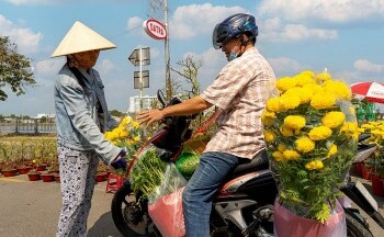 TP. Hồ Chí Minh: Khai mạc chợ hoa giá rẻ cho người lao động