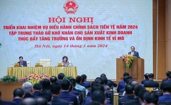 Thủ tướng Chính phủ chủ trì Hội nghị triển khai nhiệm vụ điều hành chính sách tiền tệ năm 2024