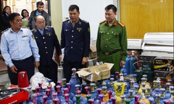Thái Nguyên: Tiêu hủy lô hàng hóa vi phạm trị giá gần 940 triệu đồng
