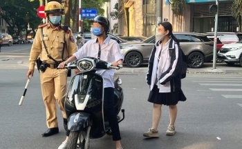 Hà Nội xử lý 1.615 học sinh vi phạm Luật Giao thông