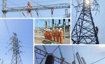Quảng Trị: Theo chân những người thợ điện trong nắng gắt miền Trung