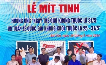 Lào Cai: Hưởng ứng Ngày Thế giới không hút thuốc lá và Tuần lễ Quốc gia không thuốc lá