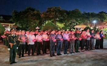 Lai Châu: Thắp nến tri ân các Anh hùng Liệt sĩ