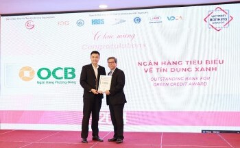 OCB nhận cú đúp giải thưởng Ngân hàng Việt Nam tiêu biểu 2024