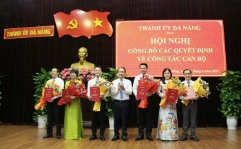 Đà Nẵng công bố các quyết định về điều động, bổ nhiệm cán bộ
